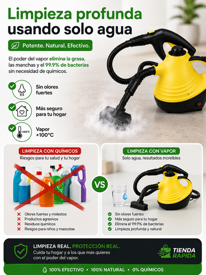 VaporClean Pro™ - Limpieza profunda del hogar con menos esfuerzo