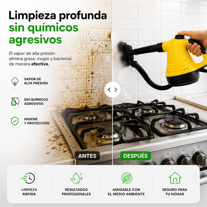 VaporClean Pro™ - Limpieza profunda del hogar con menos esfuerzo